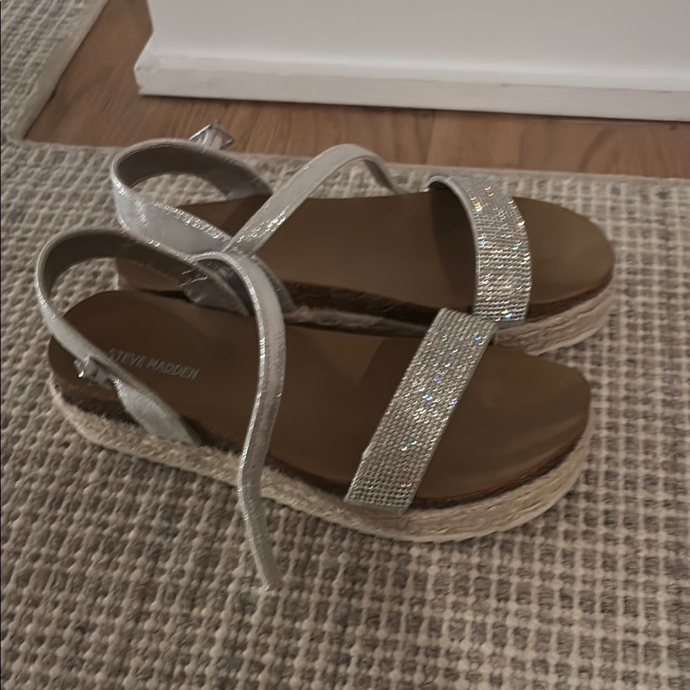 Steve Madden Silver Women's Sandals